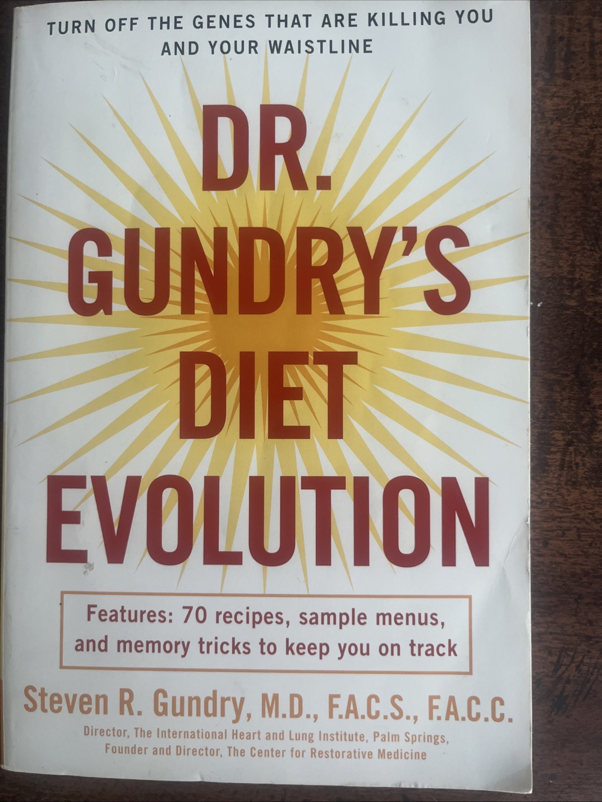 Dr Steven Gundry 6 Book Set Gut Check Keto Code Energy Paradox Etc 4 Hard Cover