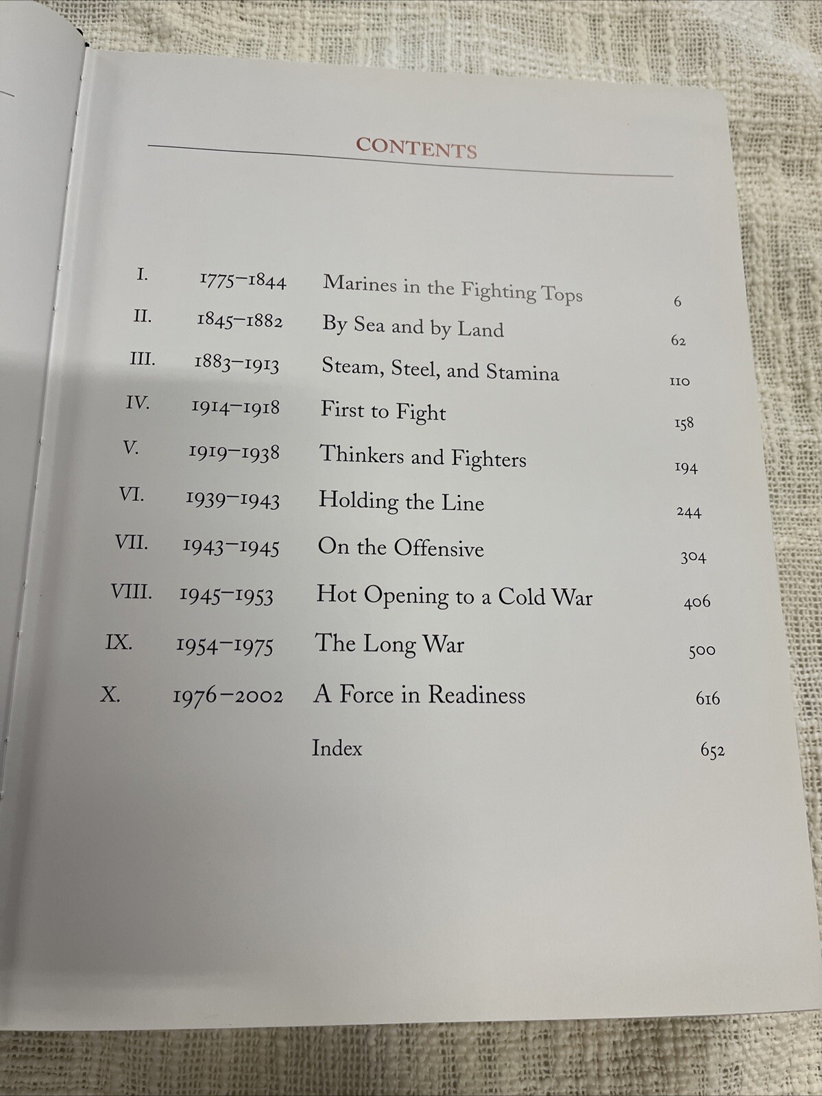 USMC A Complete History Book 13 1/4″ X 9″ 656 Pages