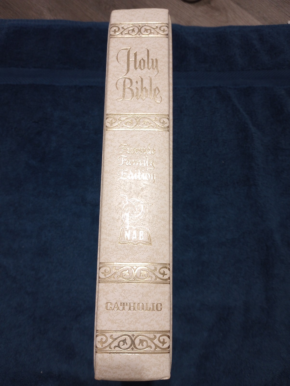 1250 pages, The New American Bible, Holy Bible, Catholic, 12″ x 9″ with gold
