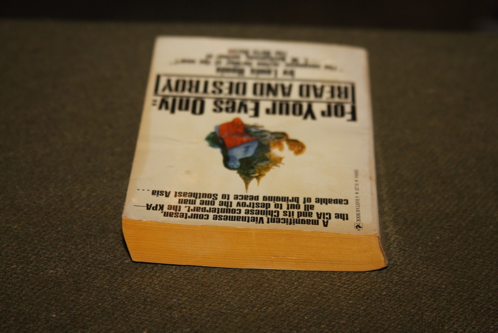For Your Eyes Only: Read and Destroy by Louis Honig 1973 PB Bantam