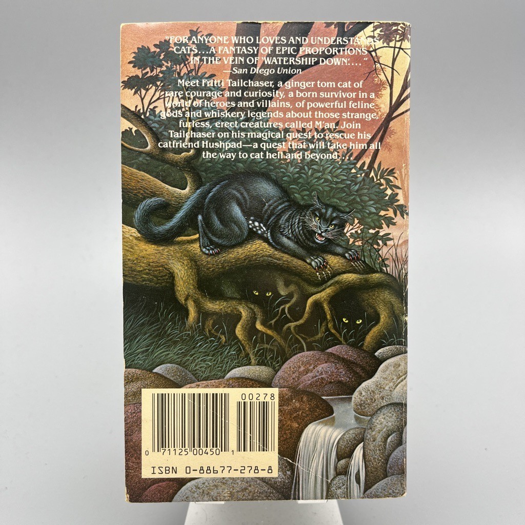 Tad Williams Tailchasers Song Vtg Animal Fantasy Paperback 1988 DAW 6th Print