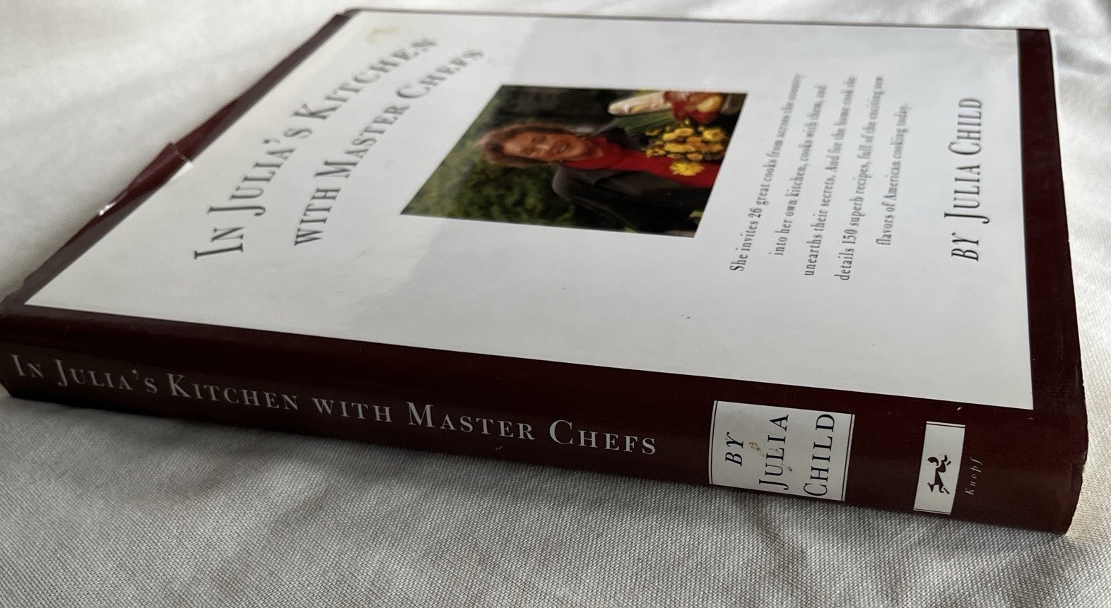 Julia Child’s Cookbook “In Julia’s Kitchen With Master Chefs”, 1995, 302 Pages