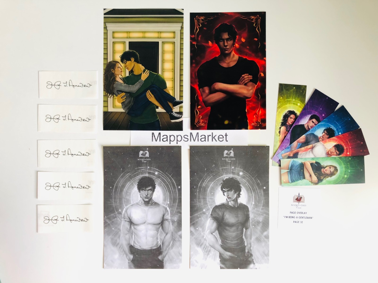 SIGNED Lux Series 1-5 by Jennifer L. Armentrout BOOKS FOR DAYS w/ Overlay, Print
