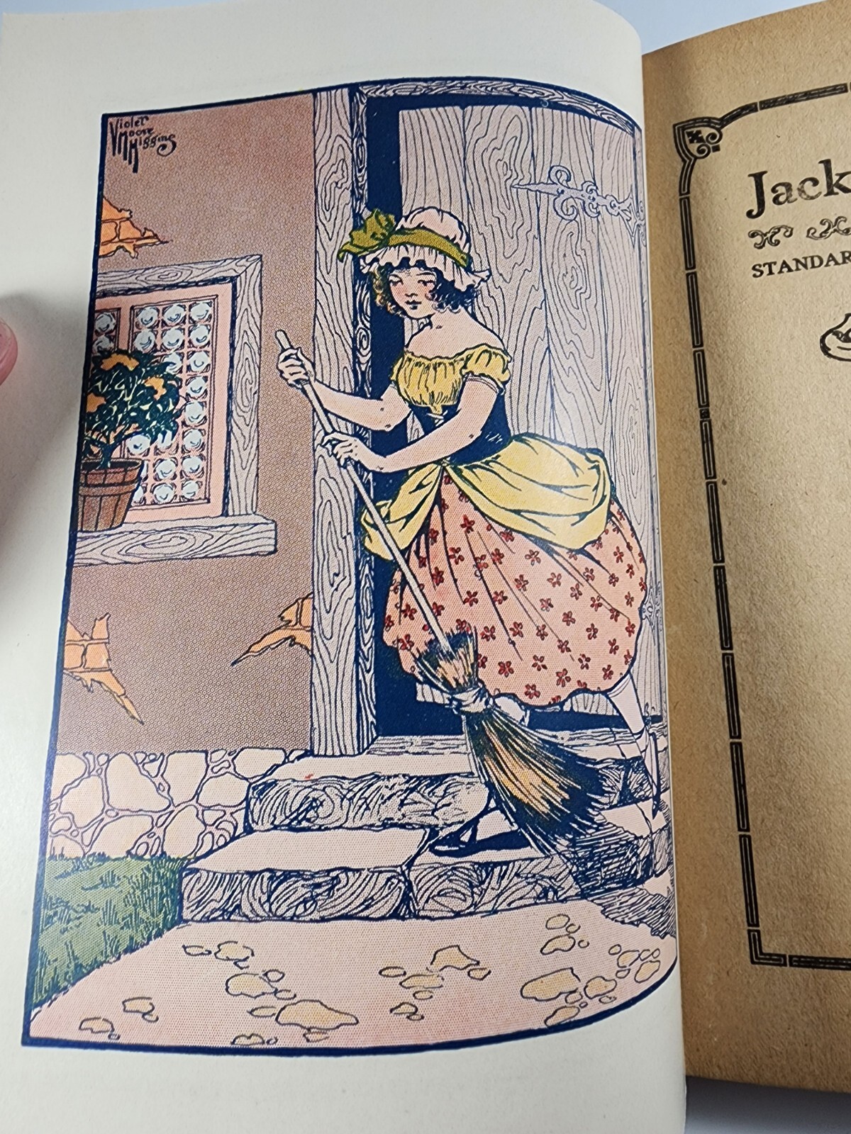 Vintage 1919 Jack And The Beanstalk And Other Tales Book Whitman Publishing RARE