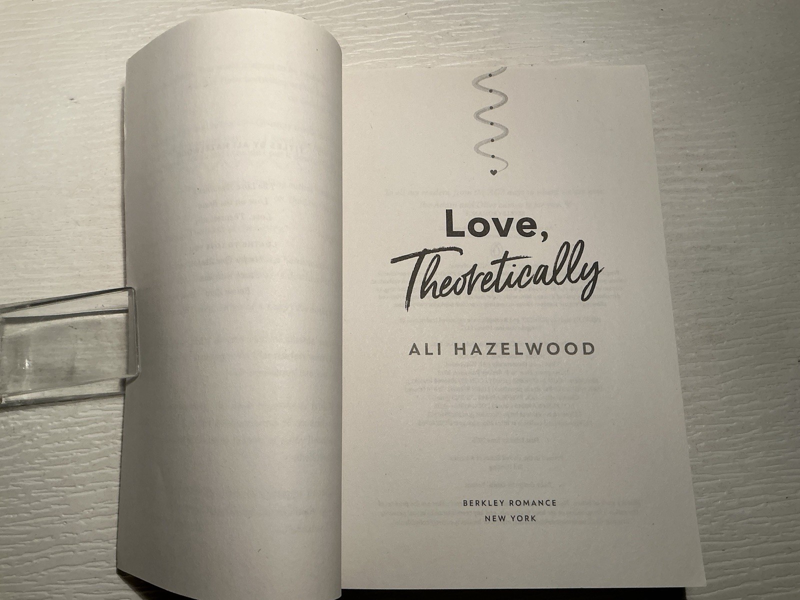 Love Theoretically A Novel By Ali Hazelwood Paperback Like New