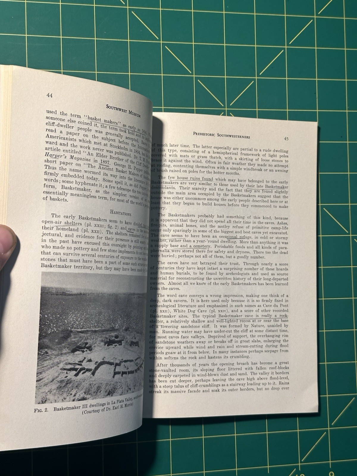 Prehistoric Southwesterners From Basketmaker to Pueblo, by Charles Avery Amsden