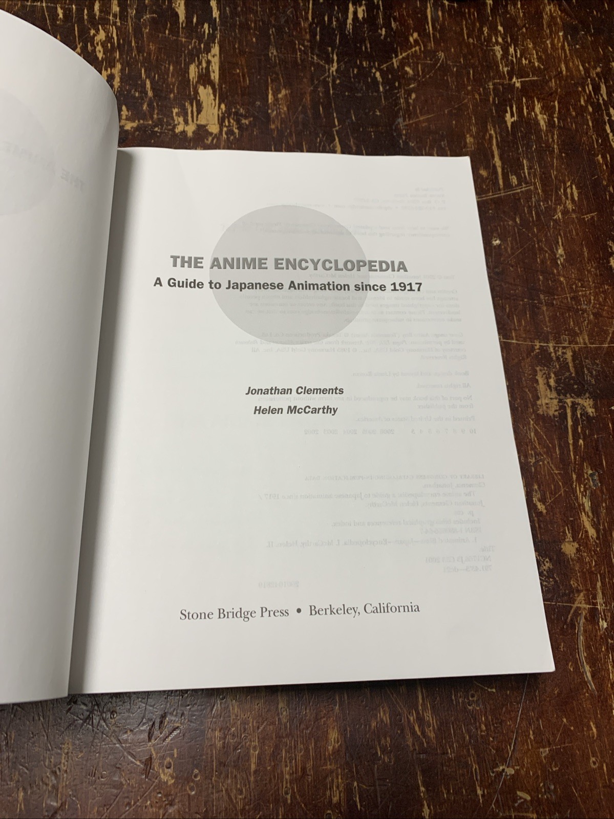 The Anime Encyclopedia- A Guide To Japanese Animation Book