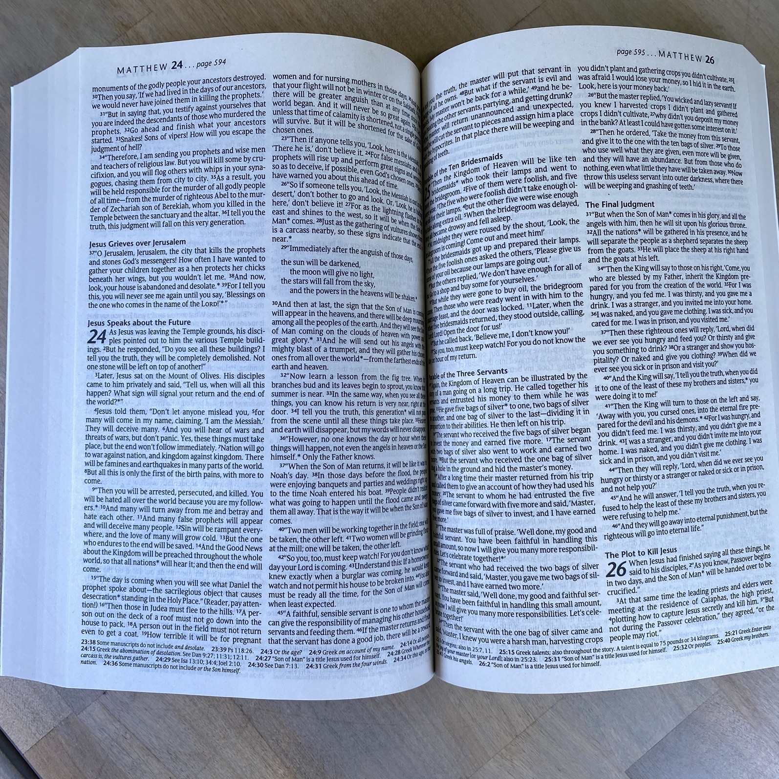The Holy Bible New Living Translation (NLT ) paperback Tyndall Bible & Bookmark