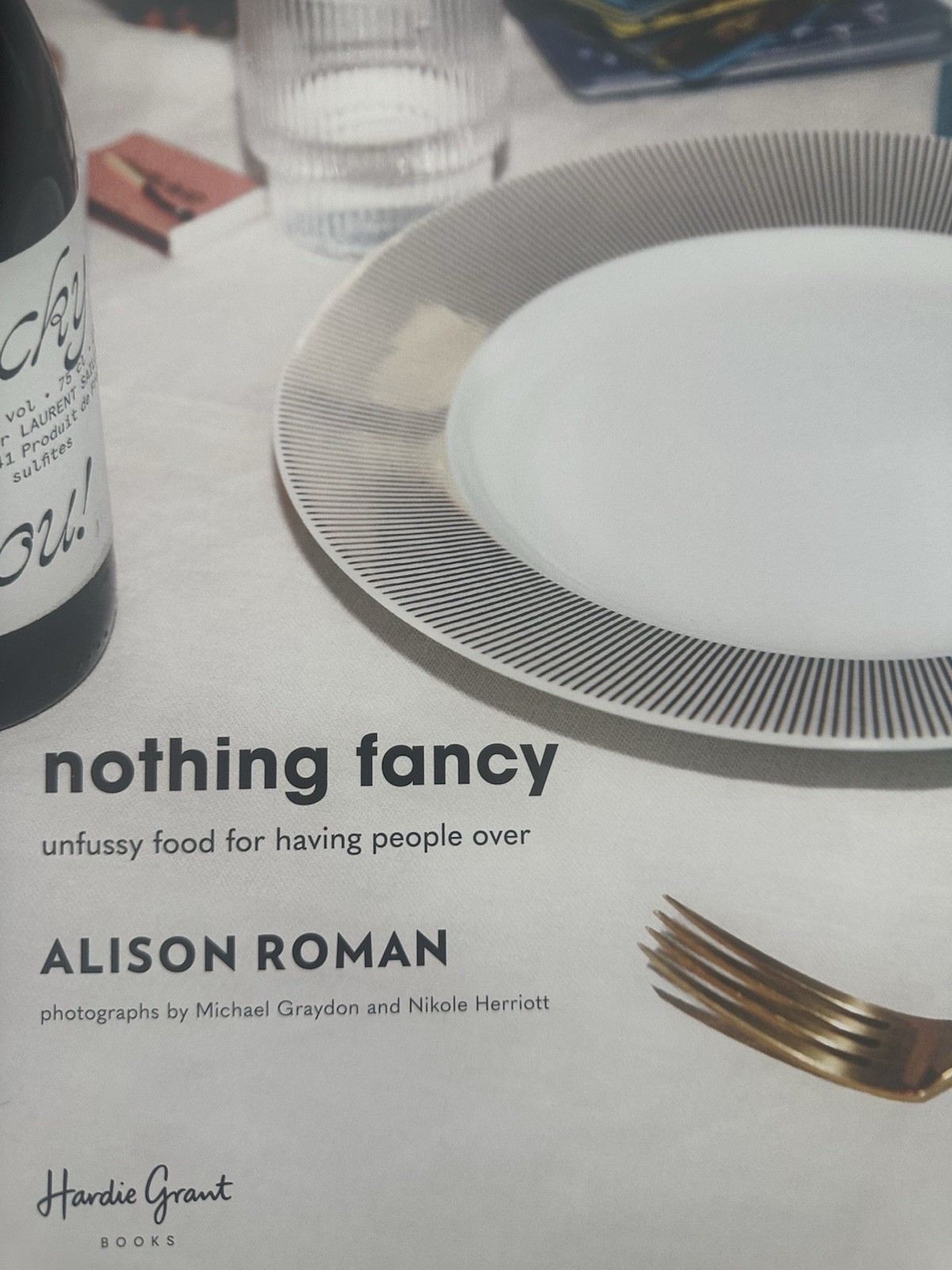 Alison Roman Hard Cover Book Bundle Dining In & Nothing Fancy Cook Books