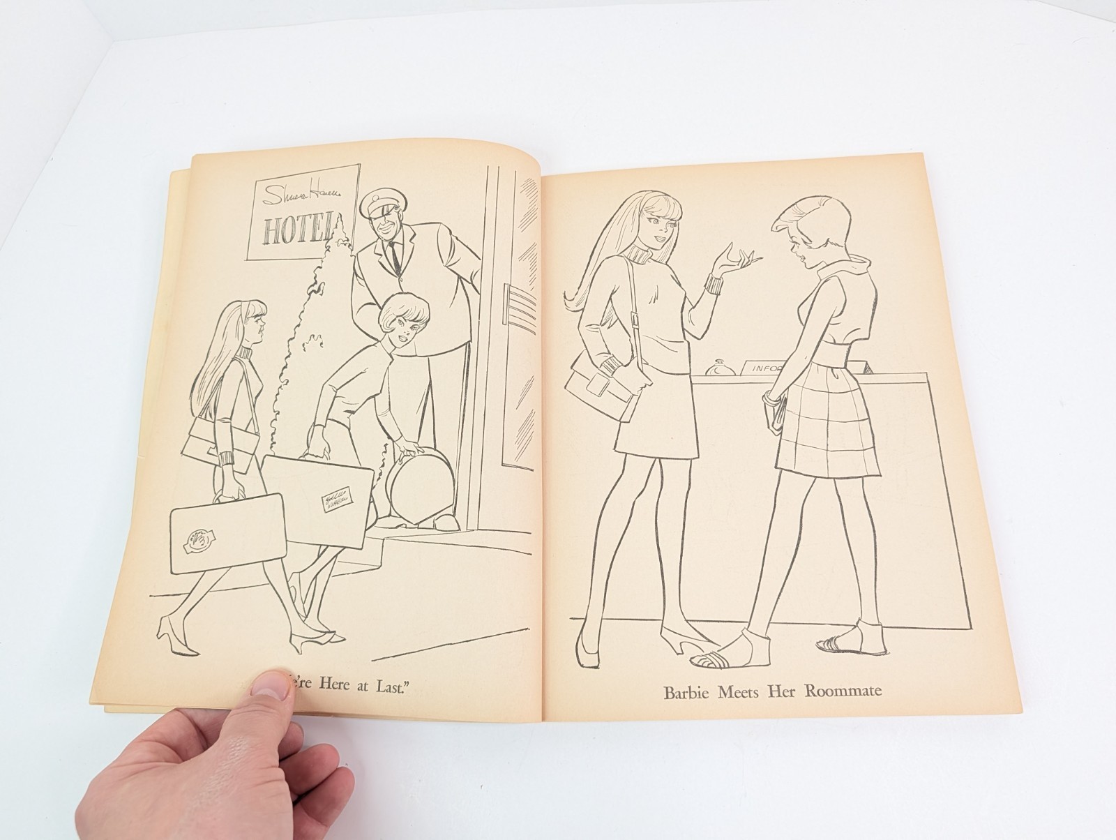 1969 Barbie Coloring Book Teen Queen Contest Whitman Publishing USA Vintage