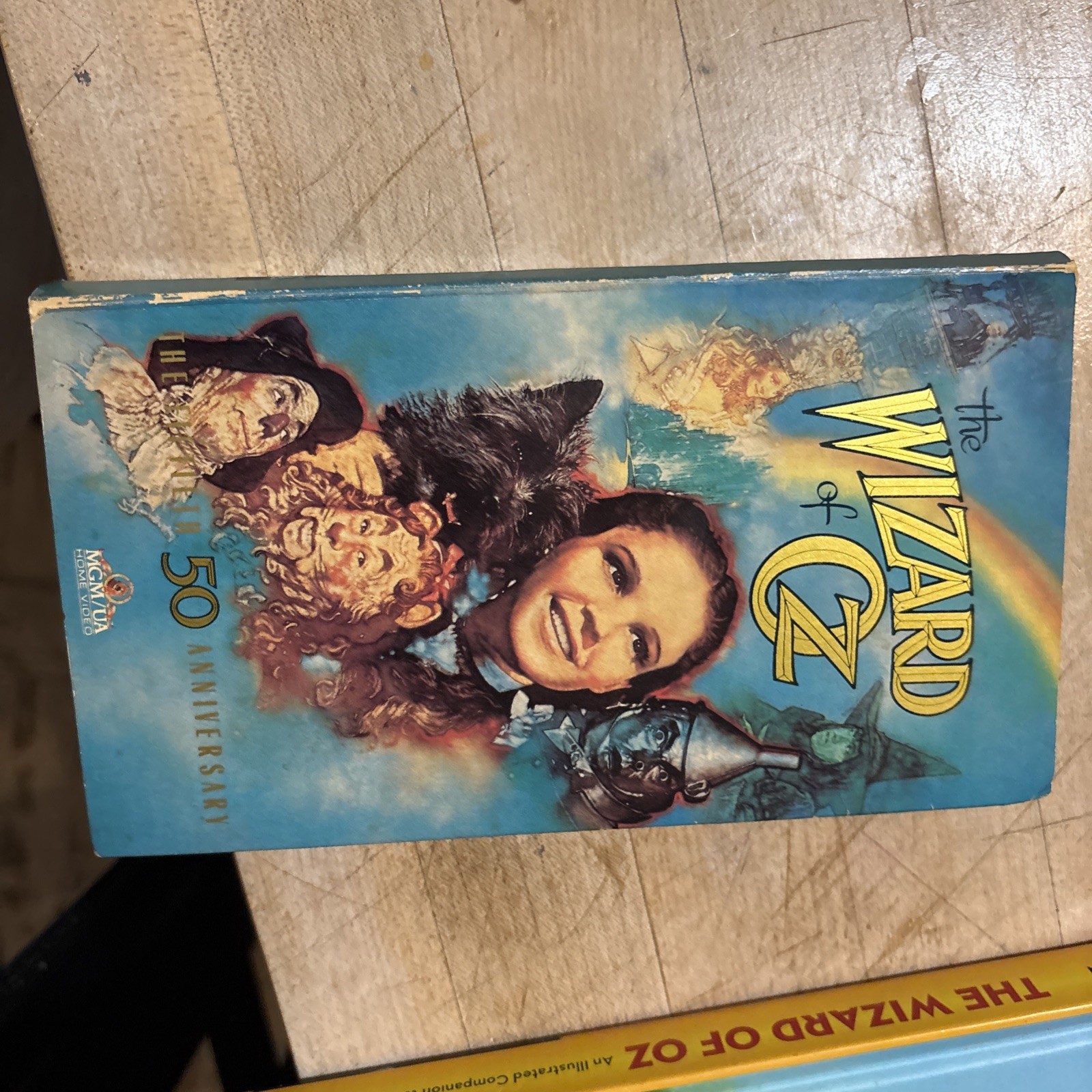 wizard of oz book lot. and vHS movie 50 anniversary.