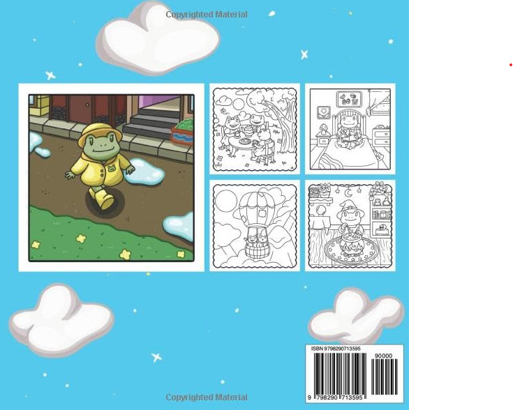 Hoppy Days Coloring Book! 30 Page Fully Handcrafted & Homemade – Charity Benefit