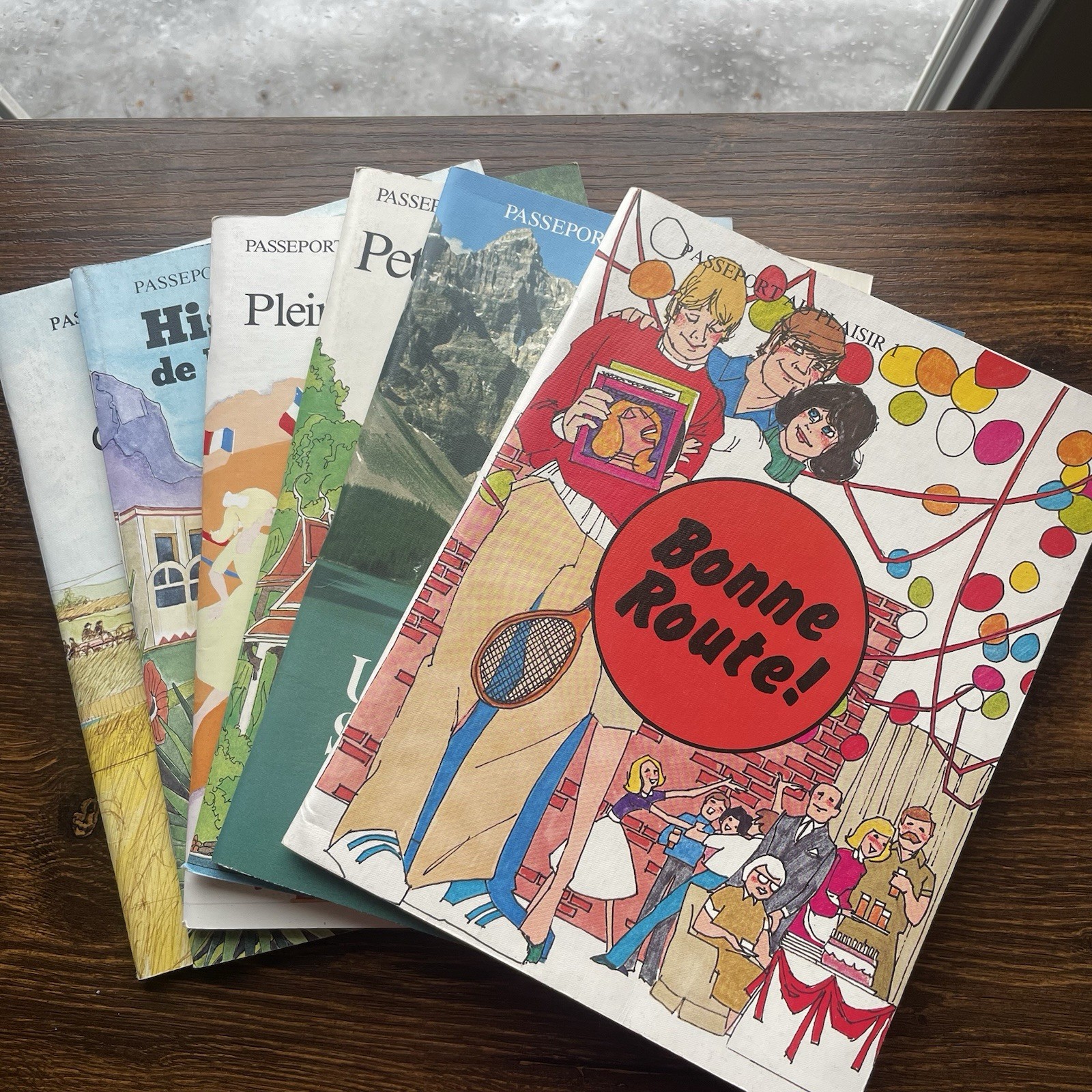 Passeporte Au Plaisir Book Lot of 6 French Childrens Teaching Various Topics PB