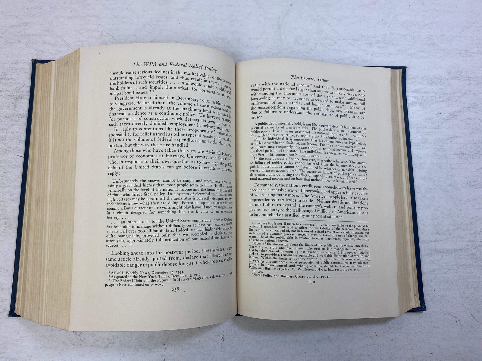 The WPA and Federal Relief Policy by Howard Ex-library 1943 HC