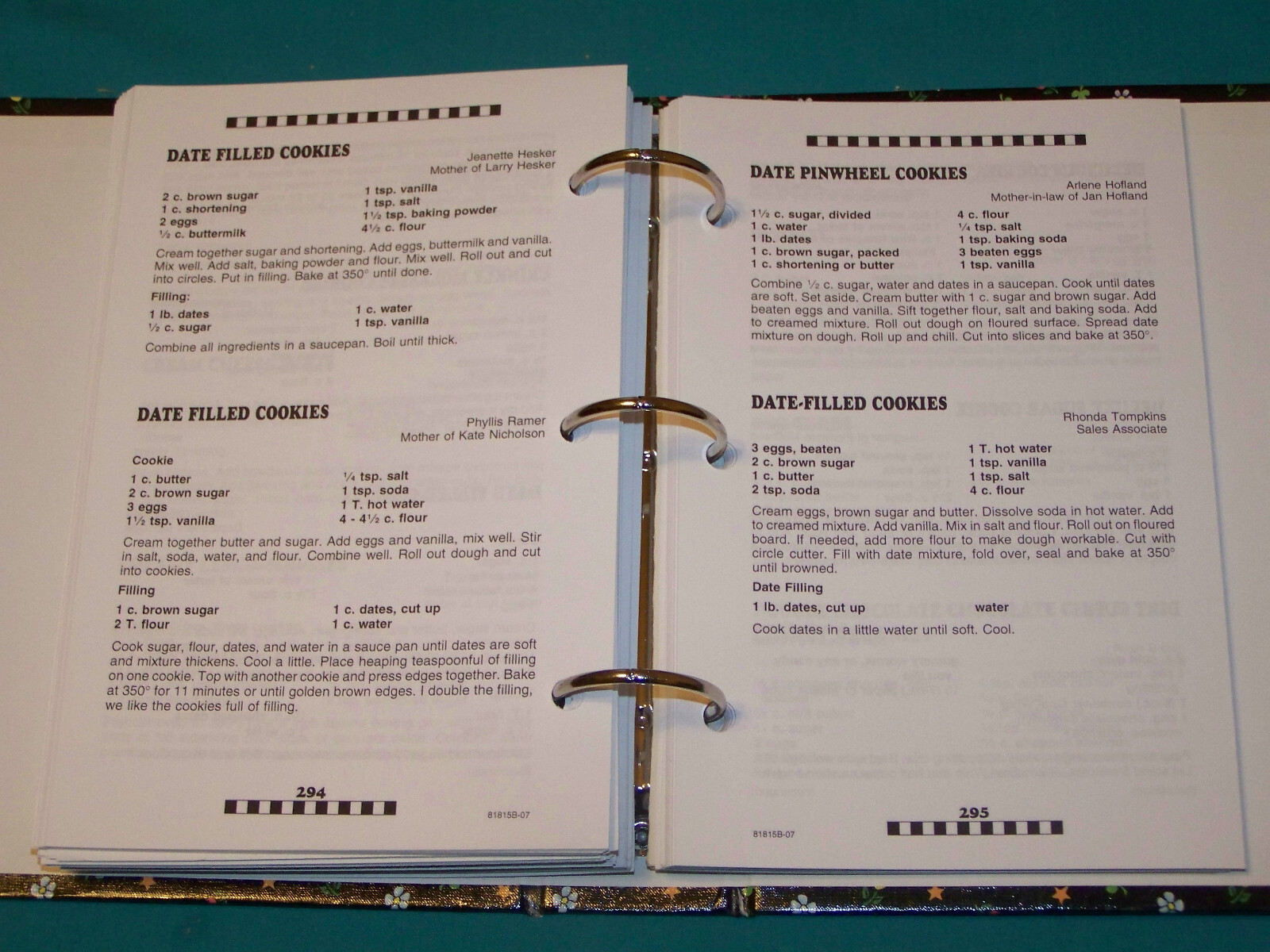 Wal-Mart #1649 Jamestown ND Cookbook 2007 North Dakota local recipes 356 pages