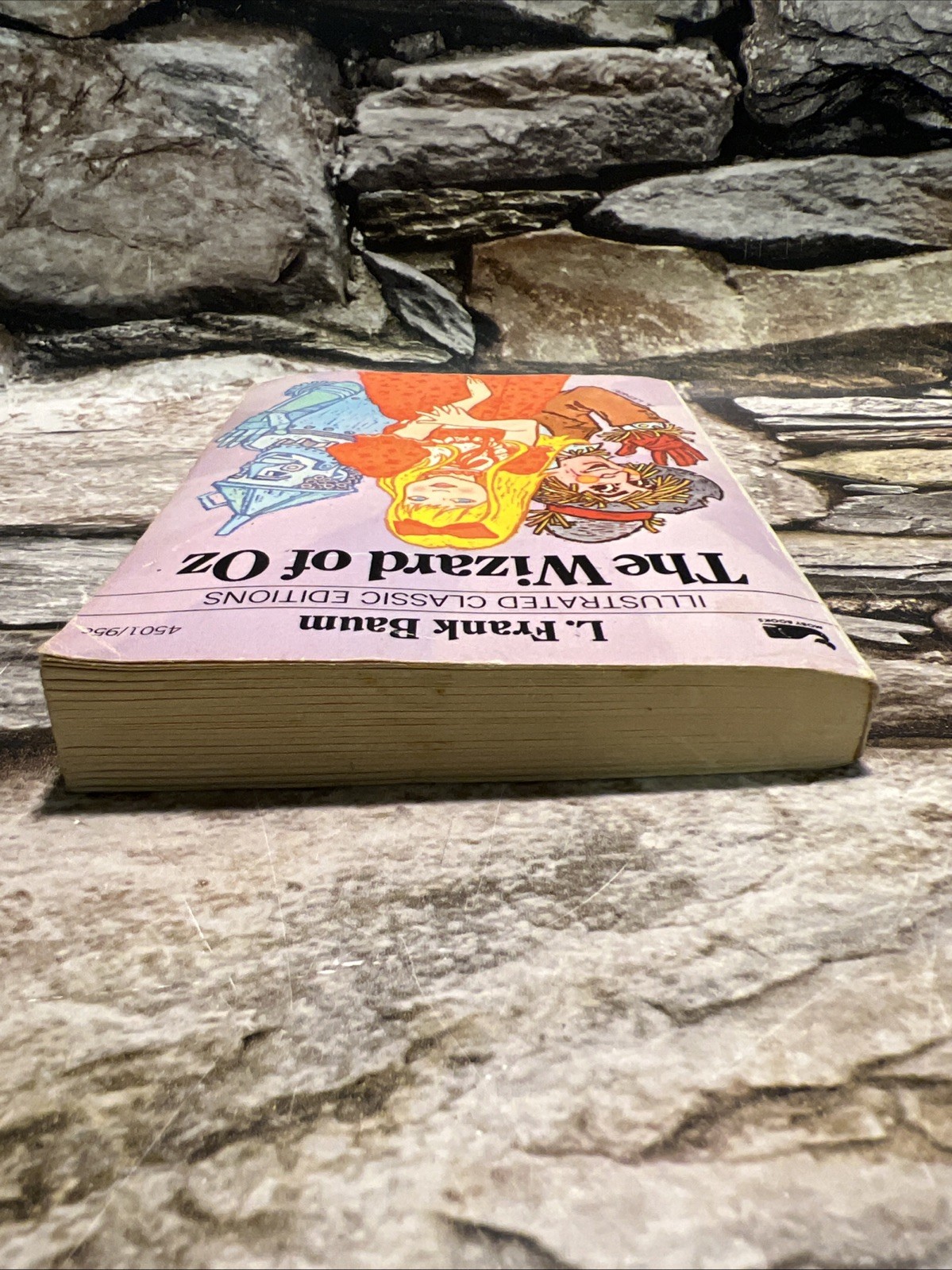 Vintage The Wizard of Oz – L. Frank Baum – Moby Books Illustrated 1977 Mini Book