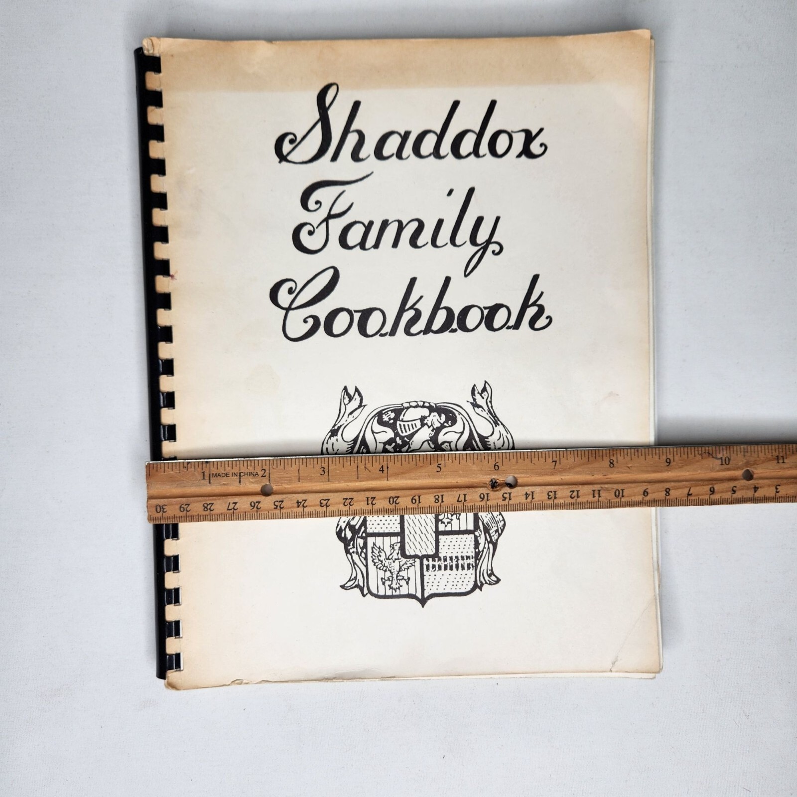 1983 Shaddox Family Cookbook Recipes Collection 8.5 x 11in Spiral Typed Heritage