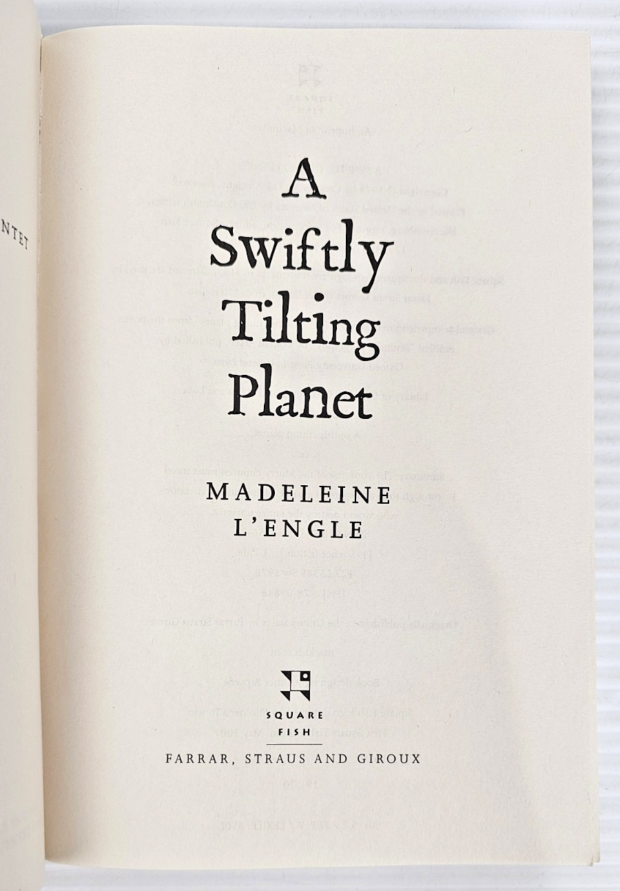 Madeleine L’Engle Book Set Wrinkle In Time, Swiftly Tilting Planet, Many Waters+