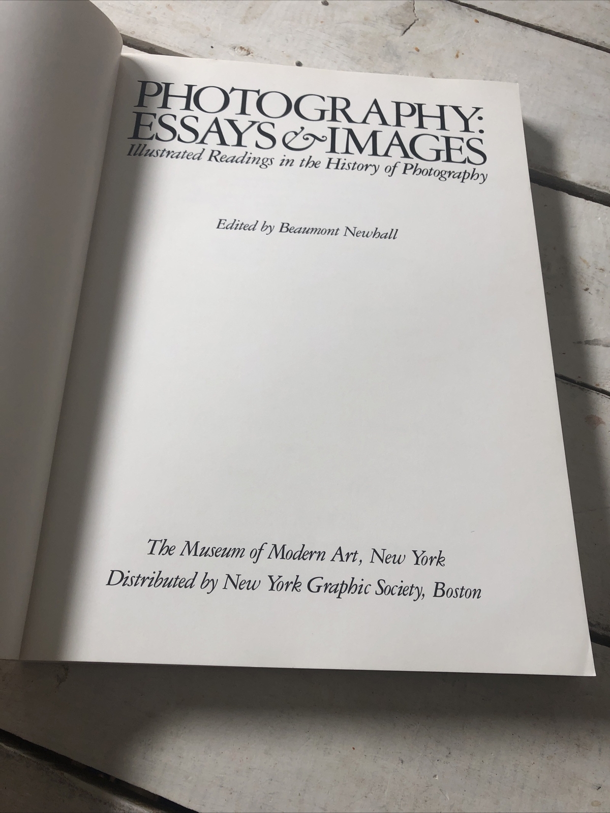 Photography Essays & Images History of Photography Illustrated Reader
