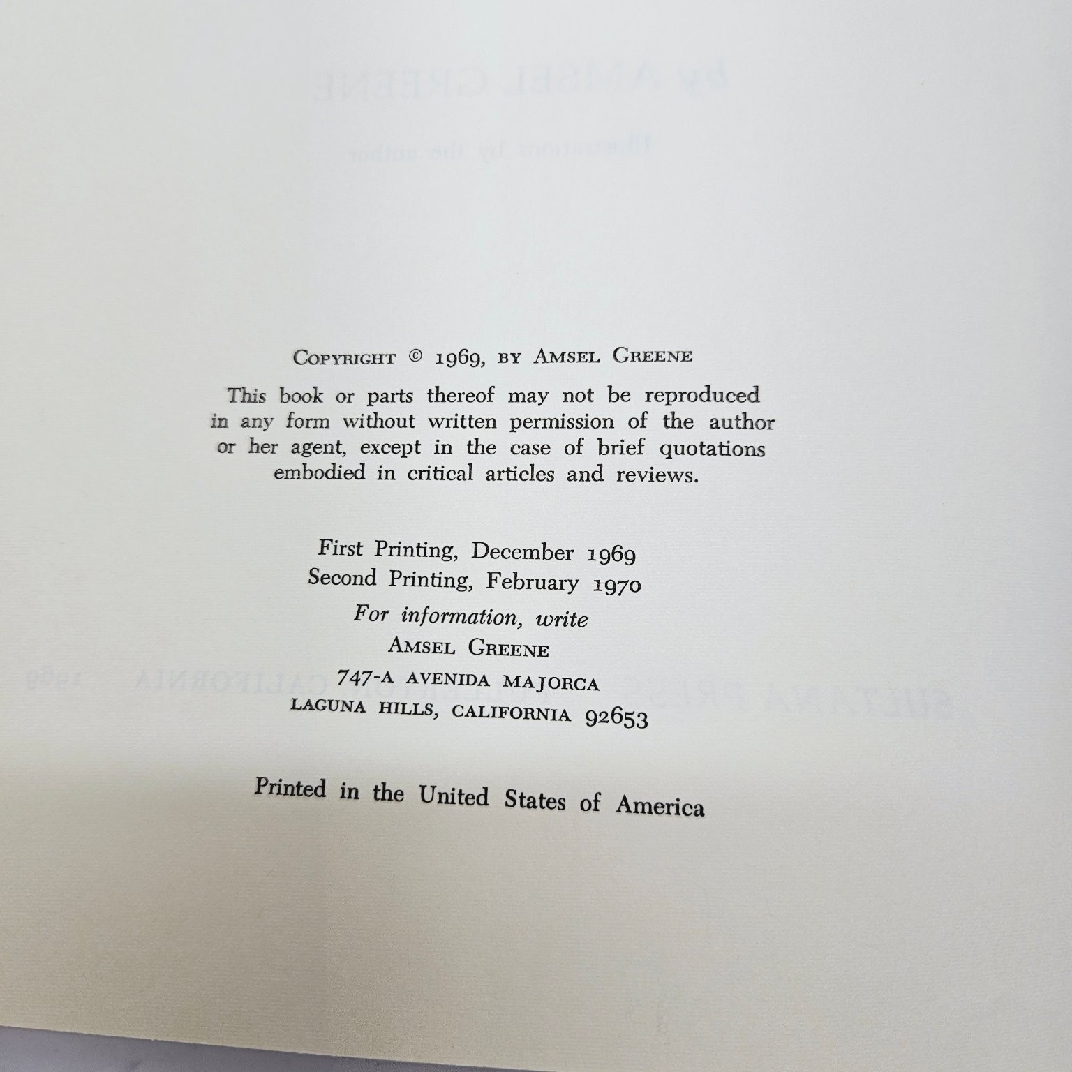 Humorous Language Book – Pullet Surprises – Amsel Greene 1970 Sultana Press