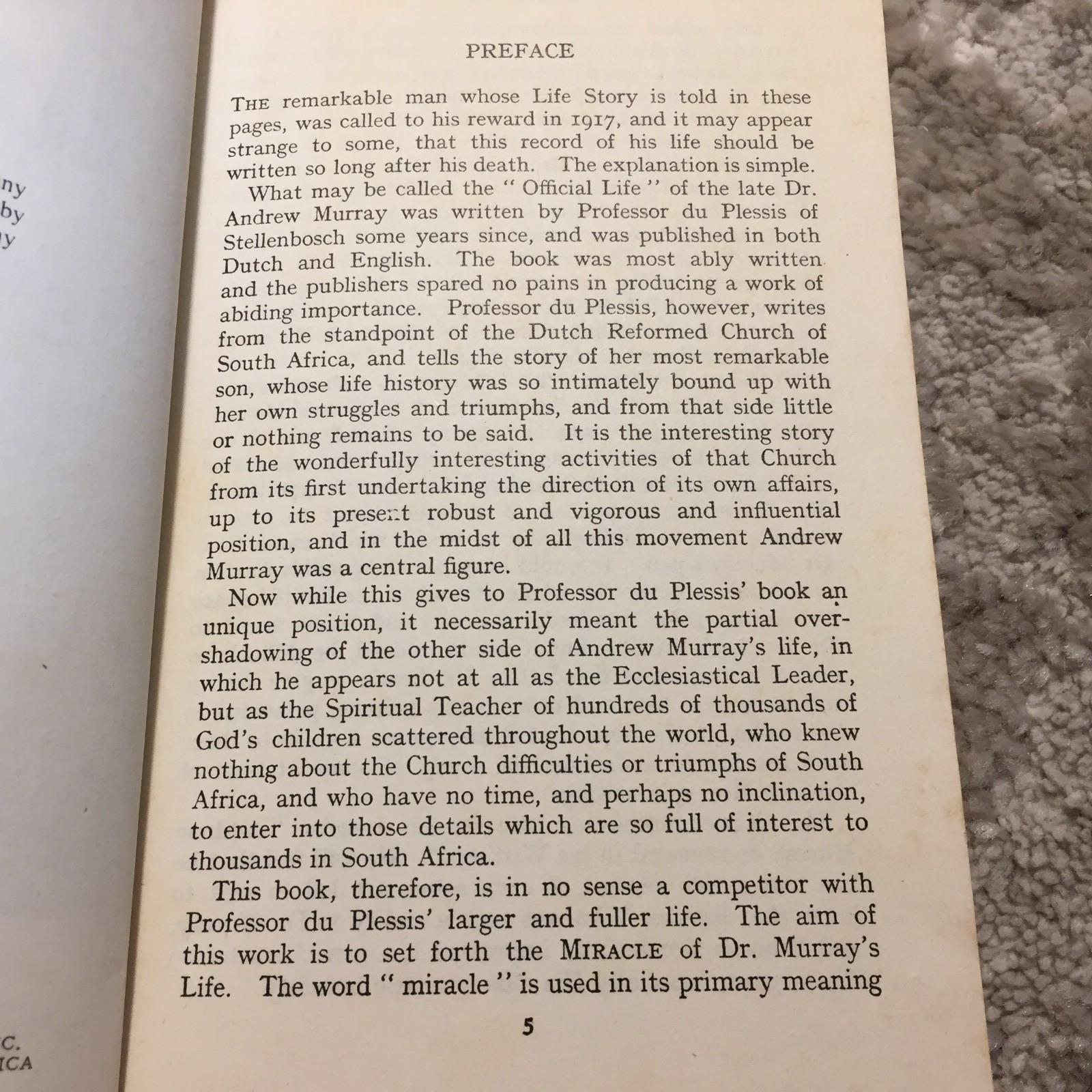 Andrew Murray And His Message W. M. Douglas 1981 Baker Book House Ministry Book