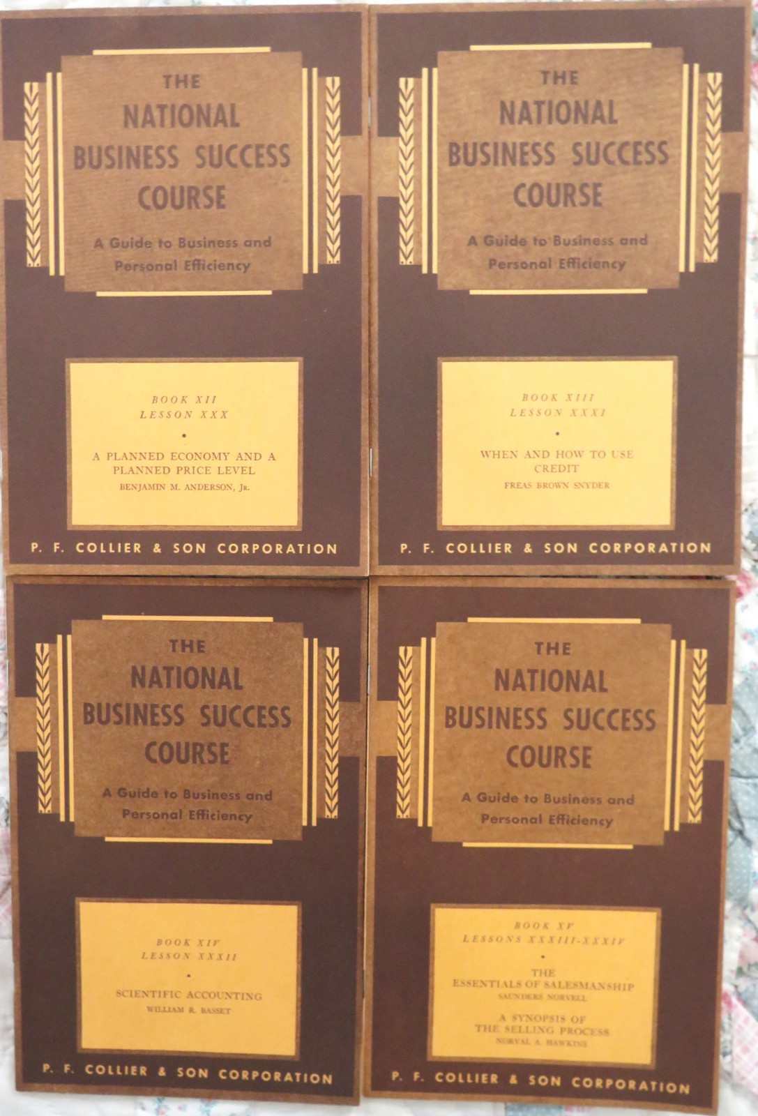 Vintage 1935 National Business Success Course~Guide 2 Personal Efficiency 22 Vol