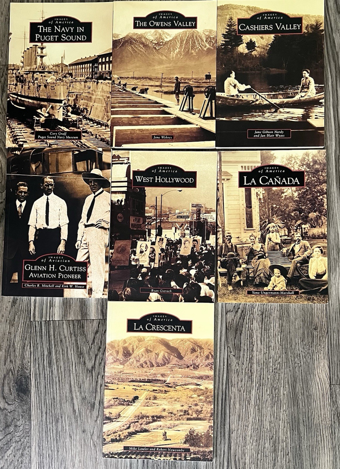 Lot of 7 Images of America History Books Paperback The Navy in Puget Sound….