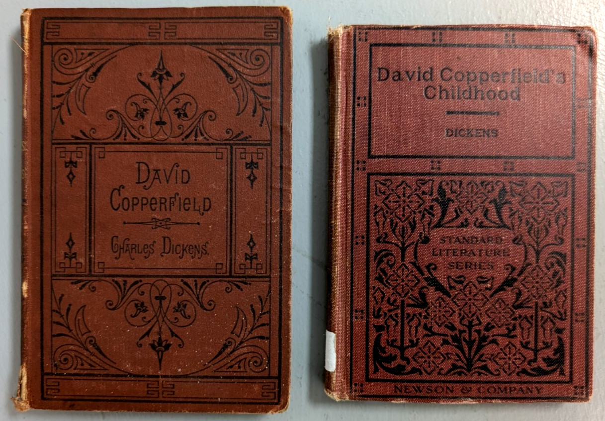 David Copperfield & David Copperfield’s Childhood Charles Dickens 1872-1898