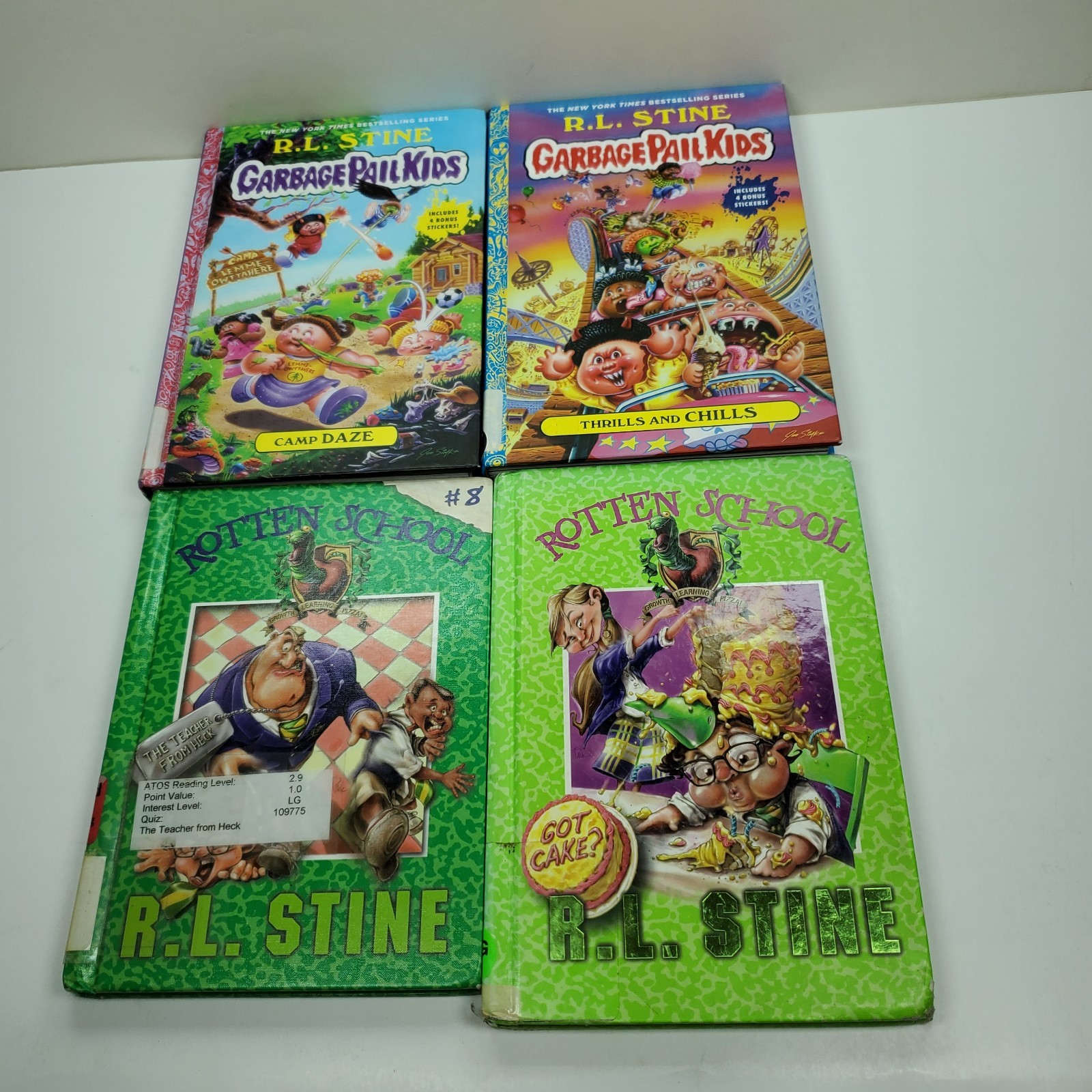 R.L. Stine Book Lot, Garbage Pail Kids, Just Beyond, Rotten School, Fear Street