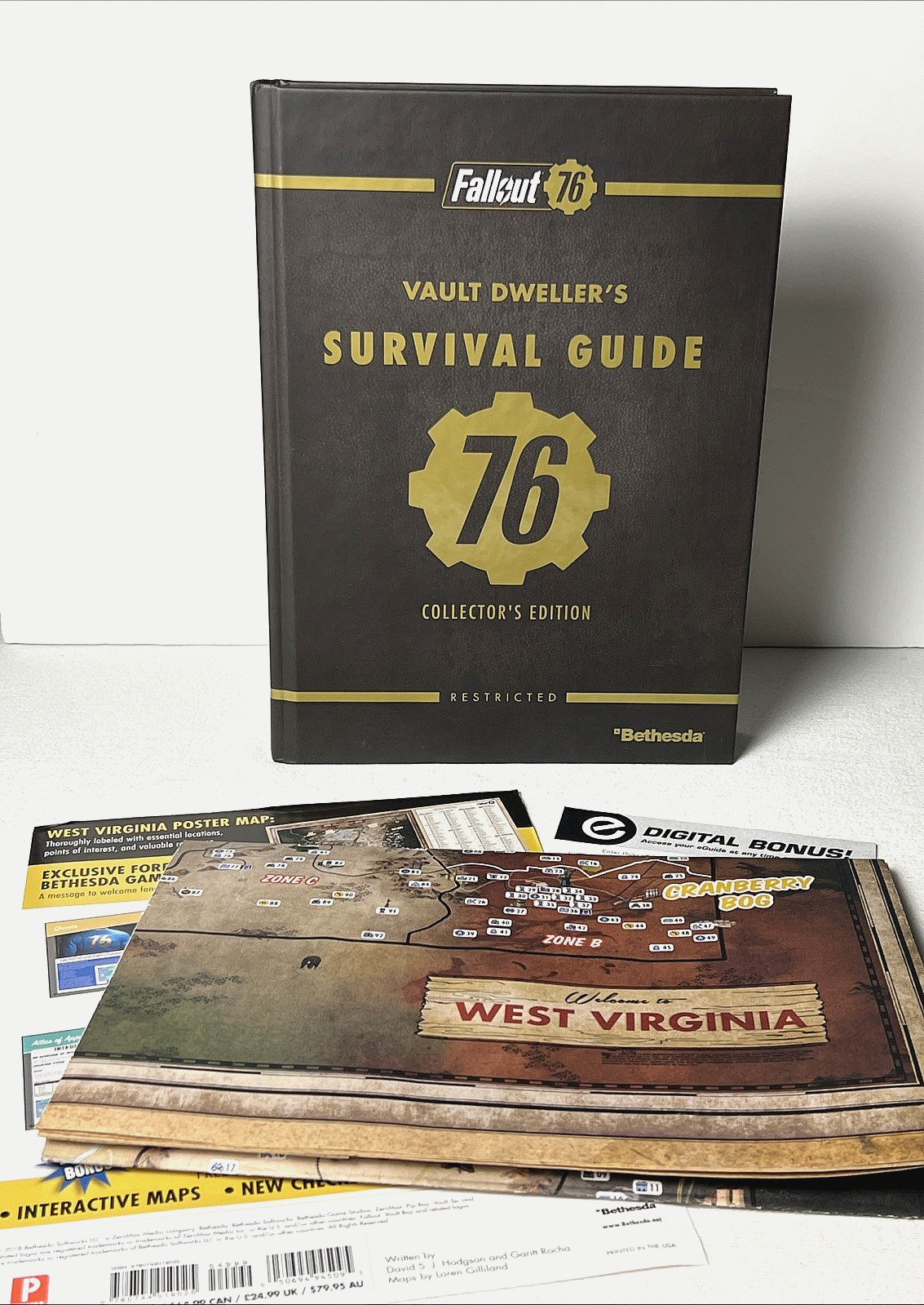Fallout 76: Official Collector’s Edition Guide by Garitt Rocha &… WV Poster Map