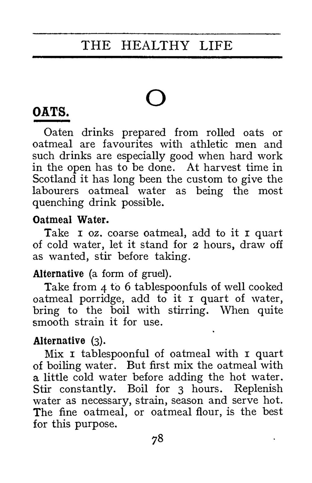 The Healthy Life Beverage Cook Book „1911“ 125 Pages