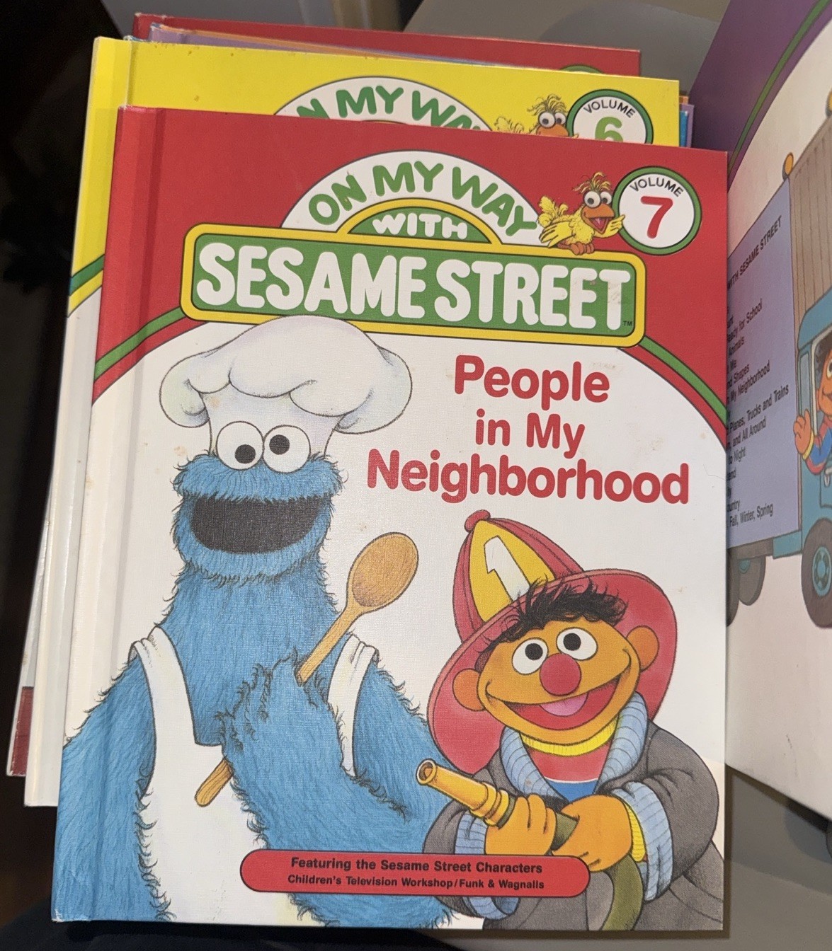 Sesame Street On My Way Complete 15 Volume Hardcover Set Funk & Wagnalls Vintage