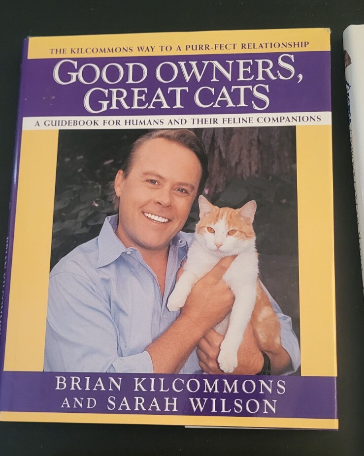 Lot 4 assorted cat care books