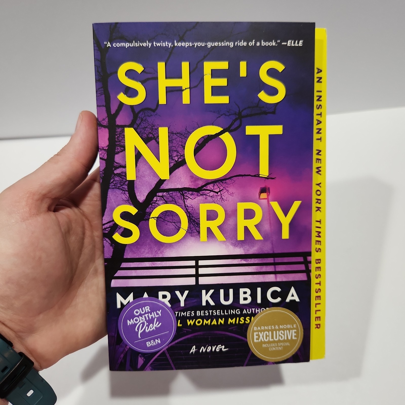 She’s Not Sorry Mary Kubica Sprayed Edges Special Edition PB Booktok Like New