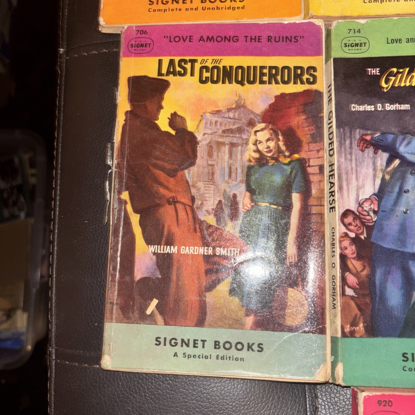 LOT of 10 Vintage Novels Signet 1940s-50s Some 1st Editions. Some Reader Copies