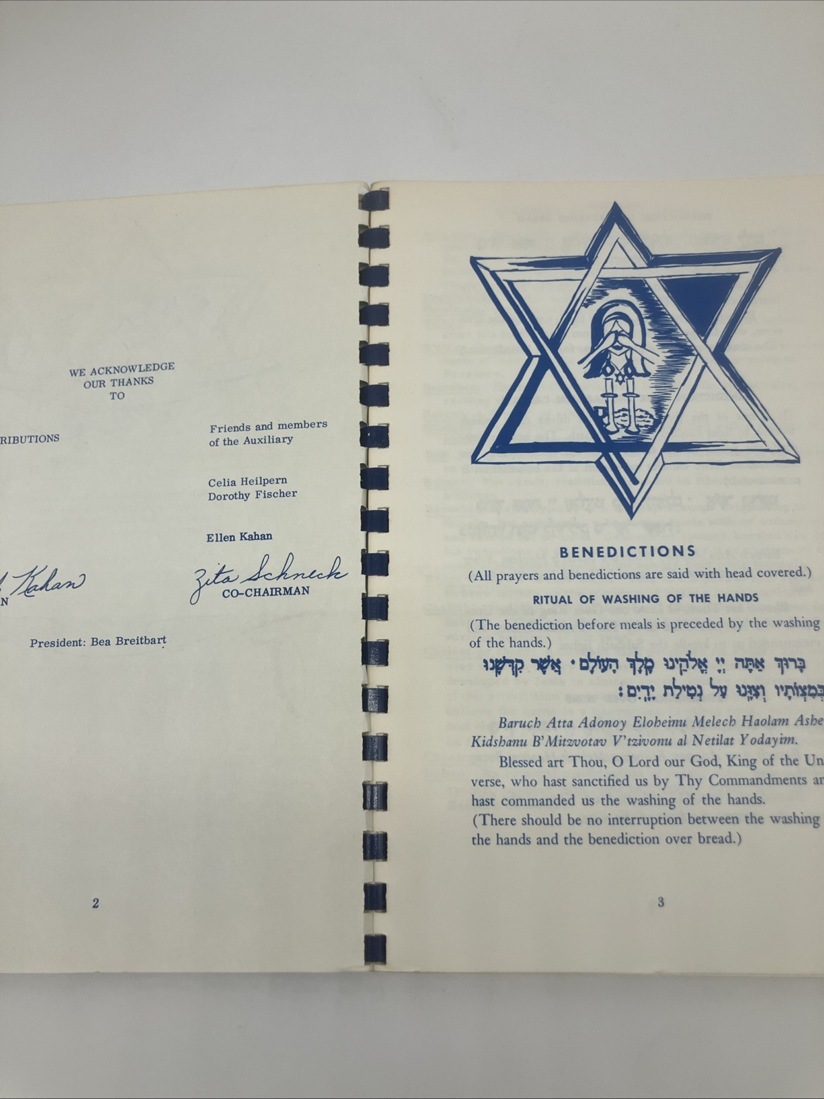 Cookbook Temple Adas Sholom – A Treasury Of Recipes 112 Pages Rare