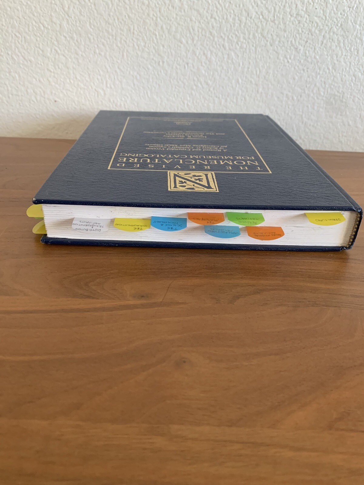 The Revised Nomenclature for Museum Cataloging : A Revised and Expanded Version
