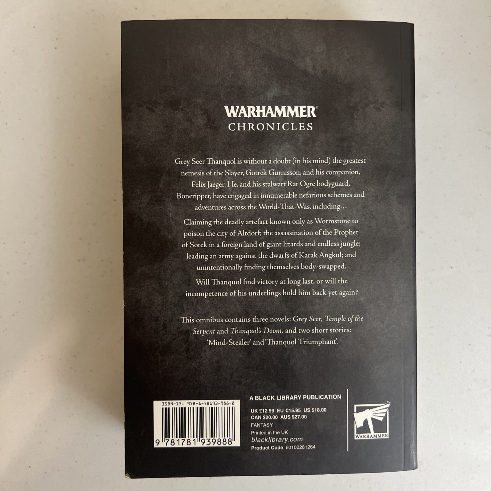 Thanquol and Boneripper – Warhammer Chronicles – C. L. Werner (Paperback)