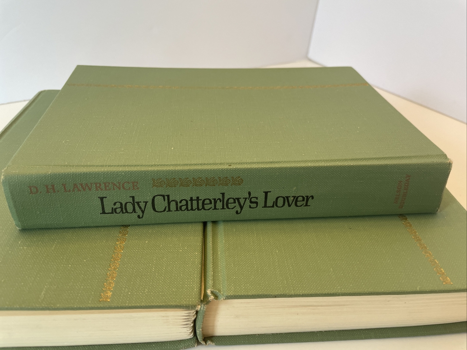 Antique Set Of 3 D.H. Lawrence Antique Books. Great Condition. Deckle Edged.