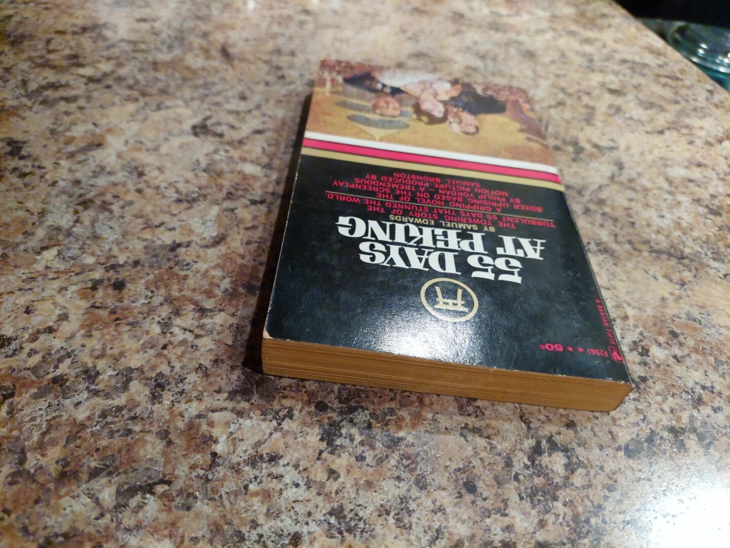 55 Days At Peking by Samuel Edwards 1963 1st Ed Vtg Bantam Paperback Novel