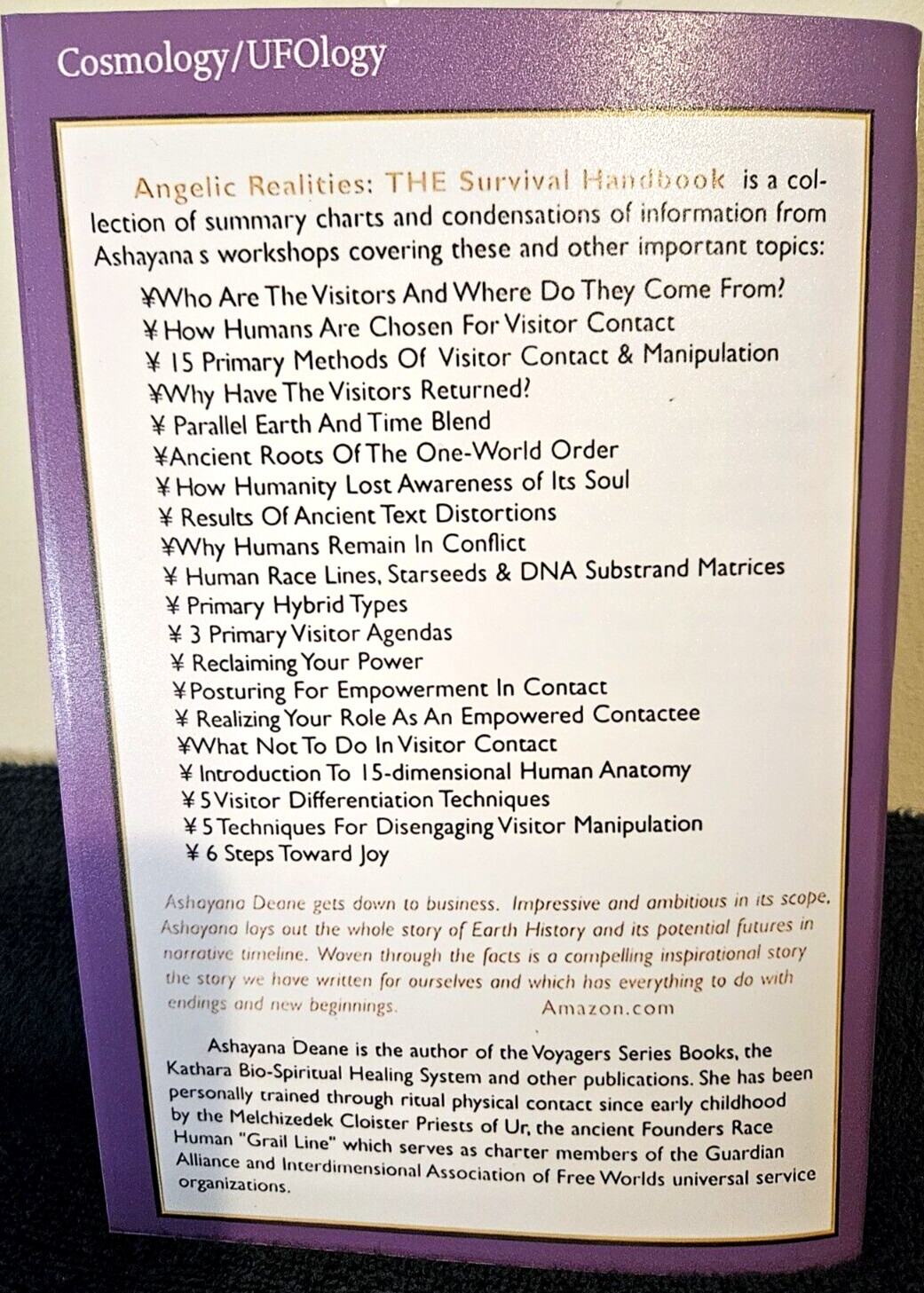 Angelic Realities The Survival Handbook By Ashayana Deane Ekr MC Booklet GET IT!