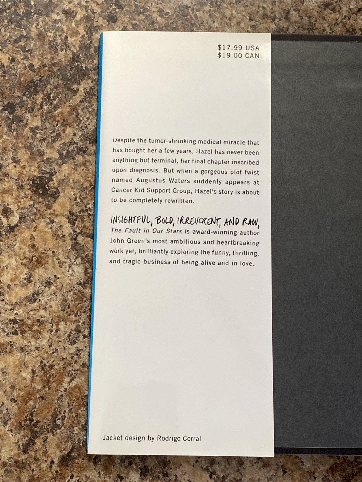 The Fault in Our Stars SIGNED by John Green – 1st Prt / 1st Ed Near Fine HC