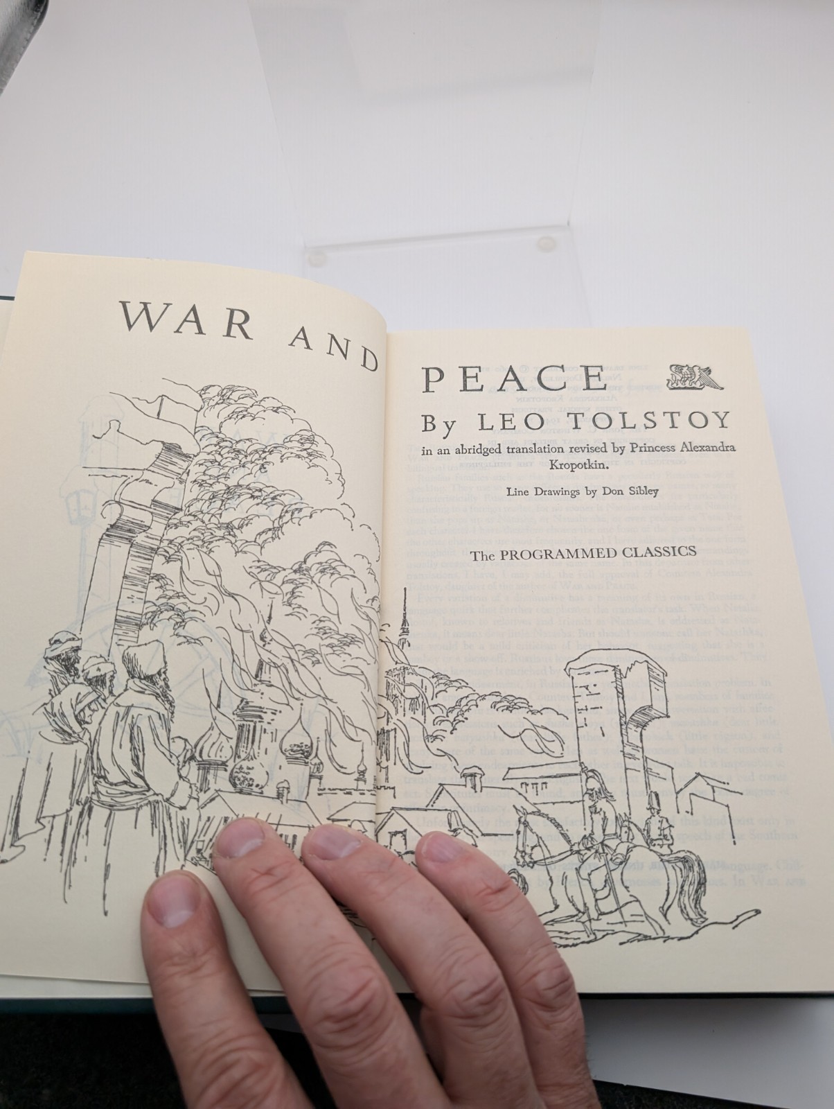 Crime & Punishment Fyodor Dostoevsky & War Peace Leo Tolstoy Programmed Classics