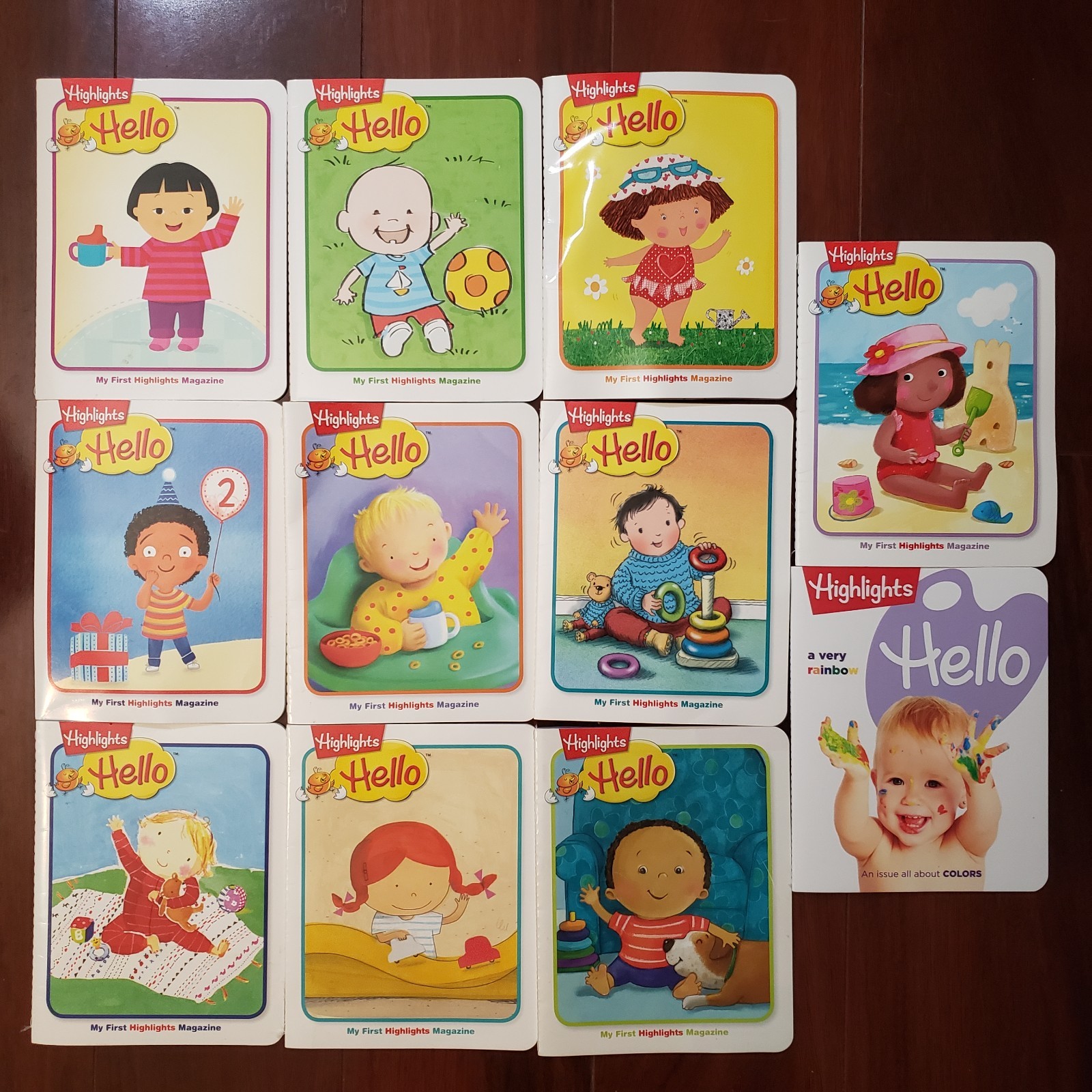Highlights Hello Early Learning Books Lot of 11 Issues Baby Toddler Homeschool