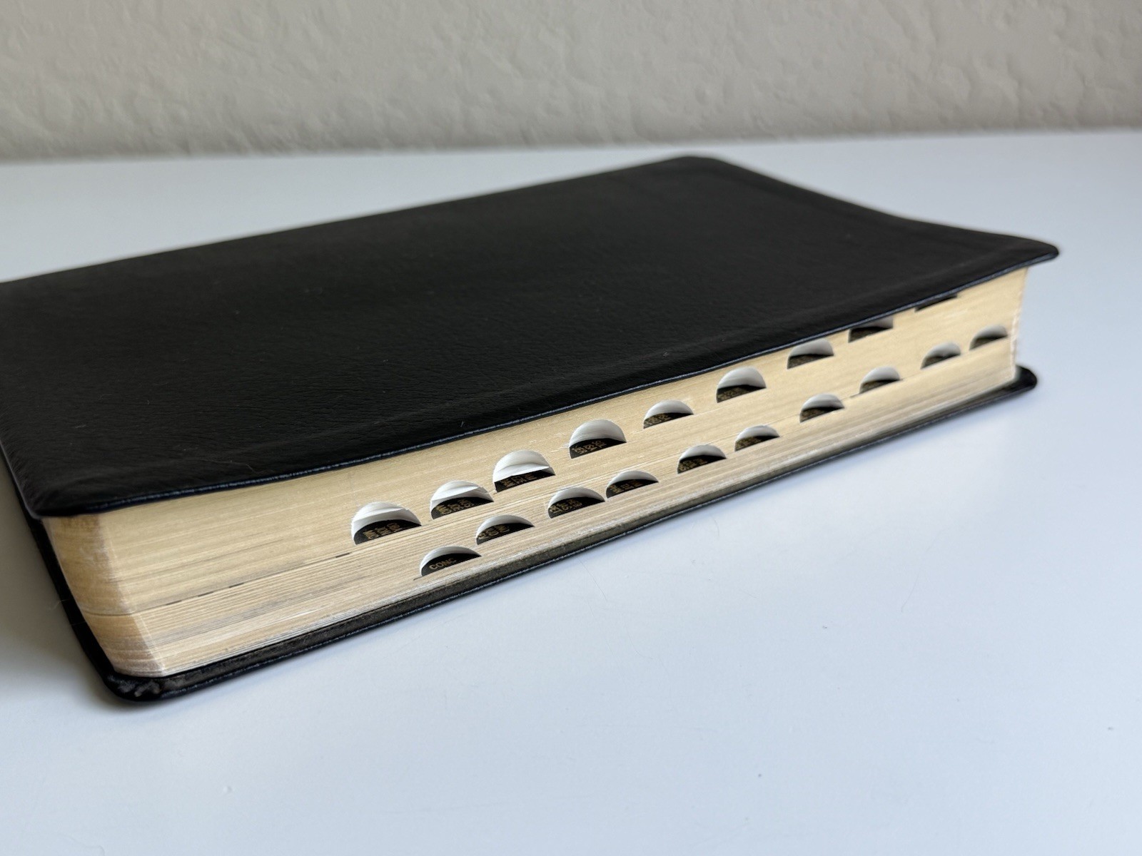 Tim Lahaye Prophecy Study Bible KJ Genuine Black Leather Red Letter Edition