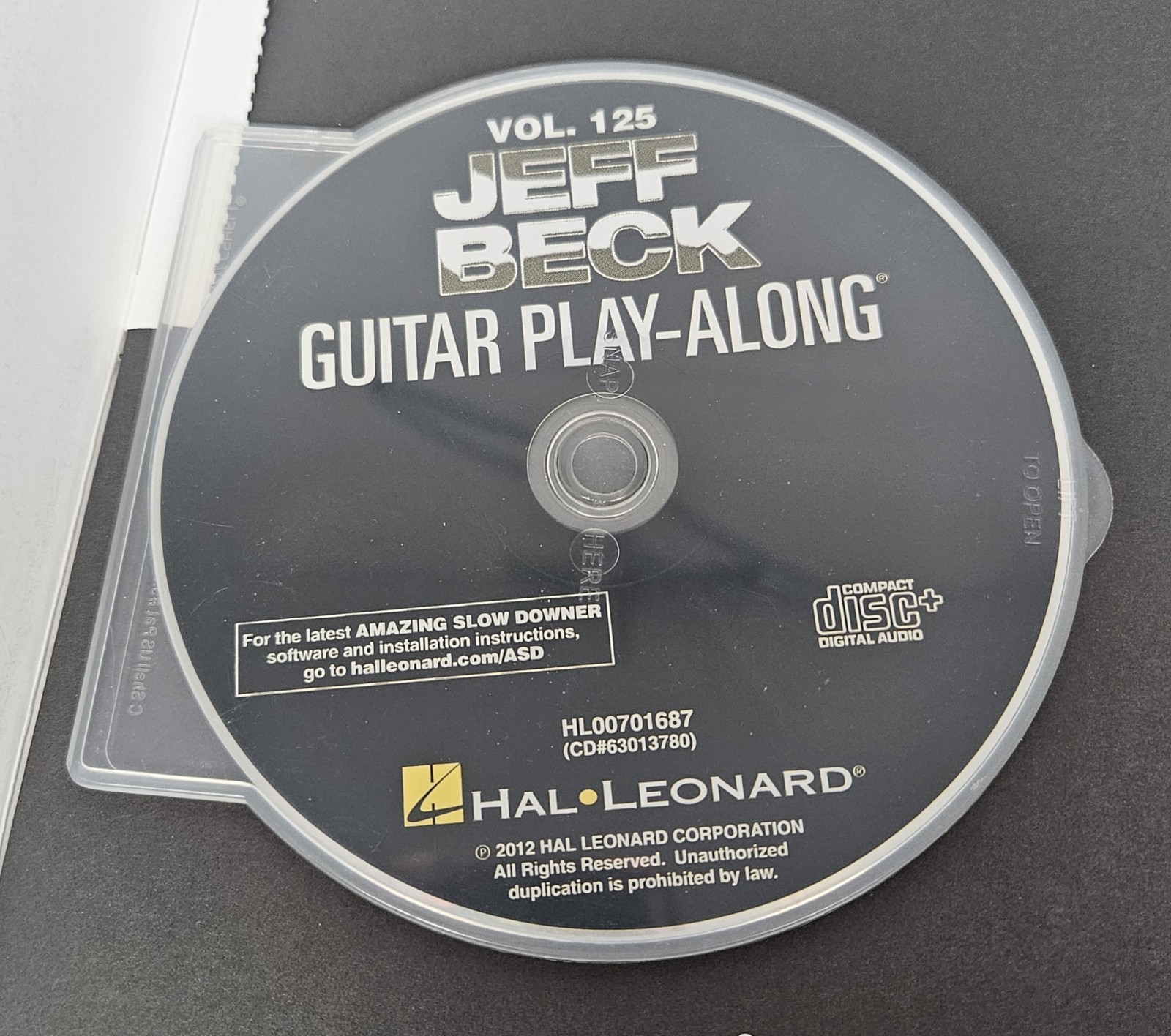 Jeff Beck – Guitar Play-Along Volume 125 (Book & Cd) Paperback Sheet Music Tabs