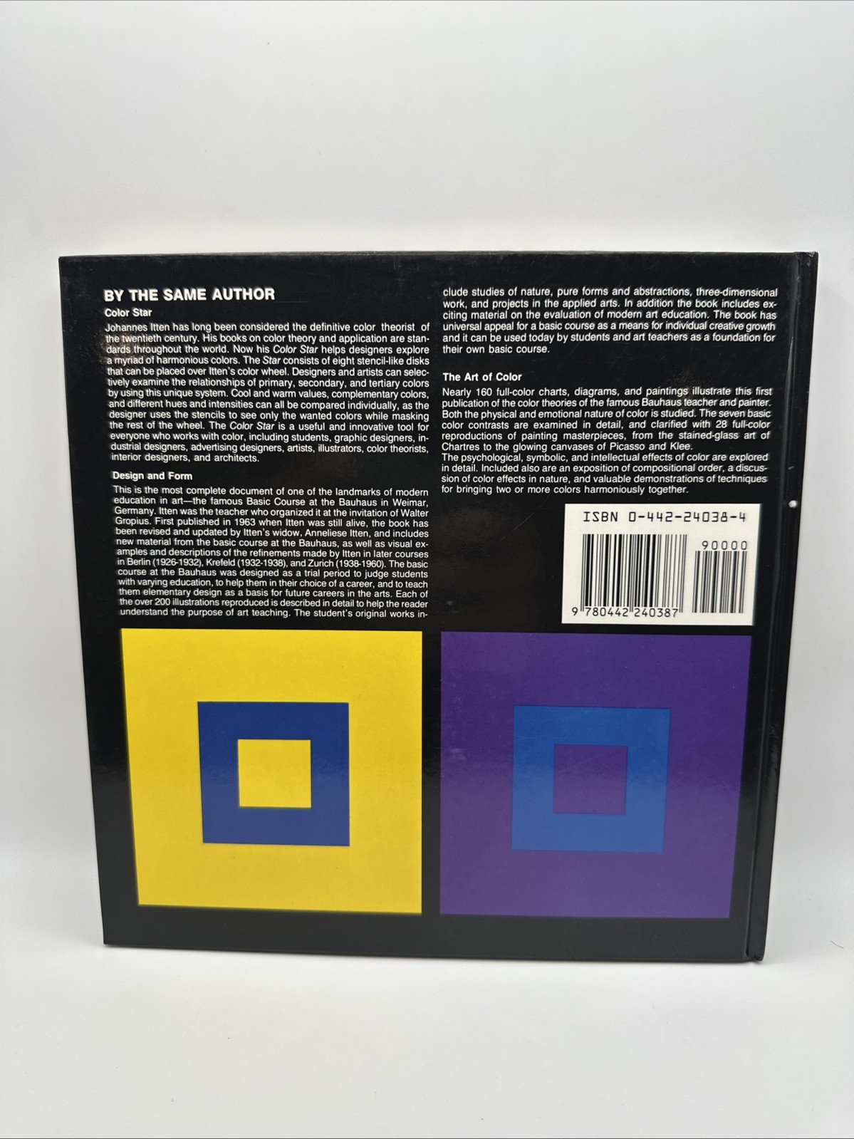 The Elements of Color by Johannes Itten (1970, Hardcover) FREE SHIPPING!