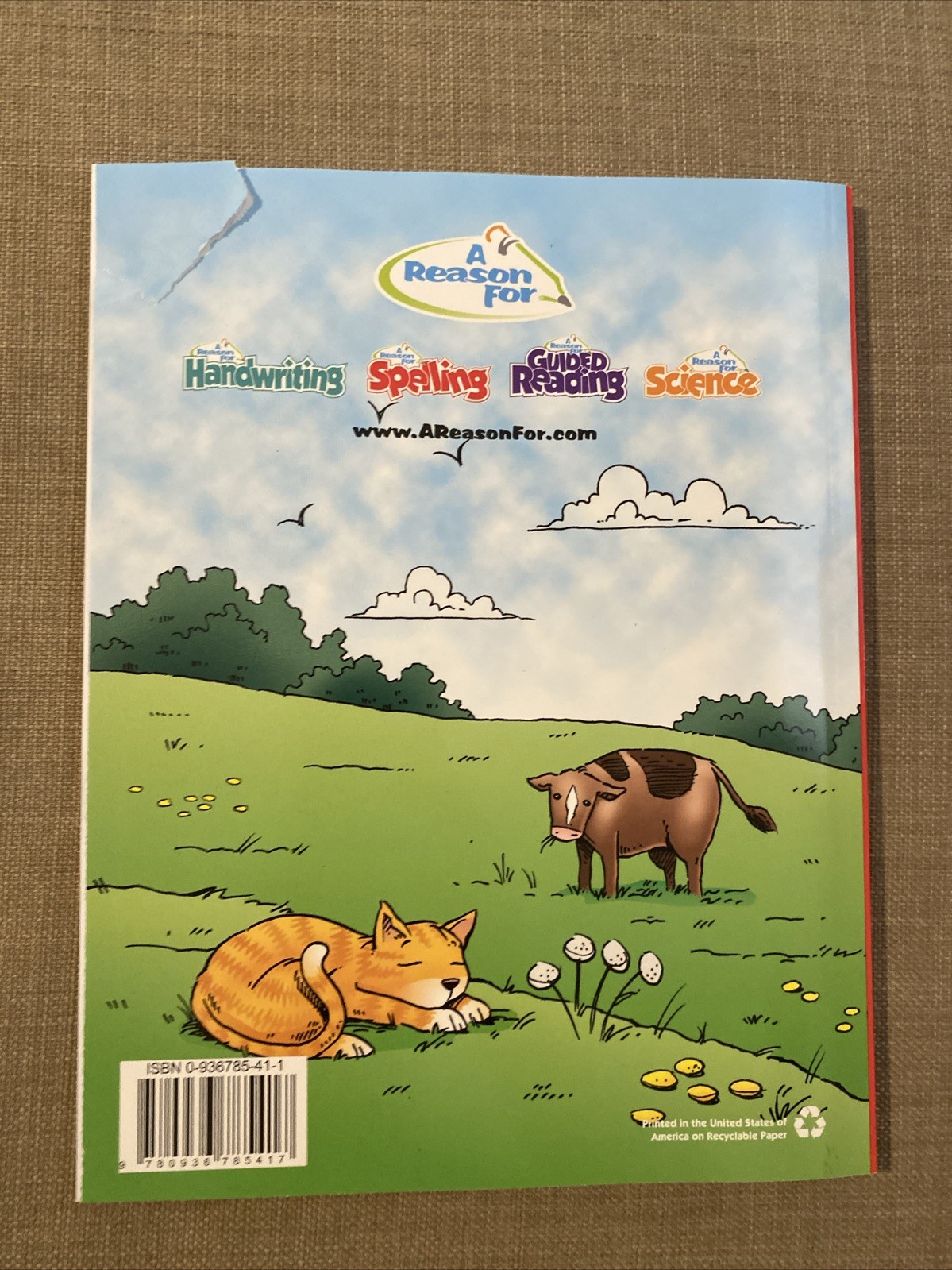 A Reason for Handwriting C With Scripture Verses & Outreach Worktext