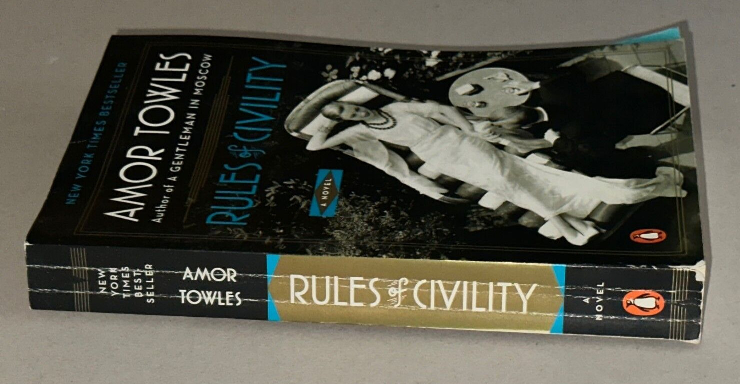 Rules Of Civility A Novel By Amor Towles 2012 Book pb Penguin NYT Bestseller
