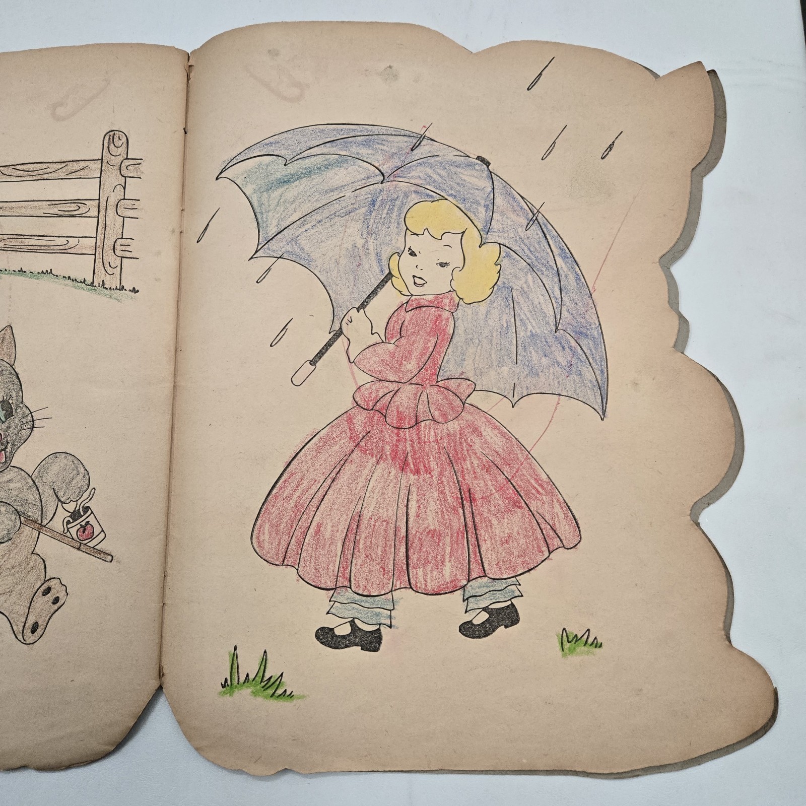 Tom Kitten’s Coloring Book Vintage 1940’s Kids Used See Description